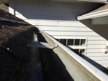 After a completed gutter cleaner project in the area